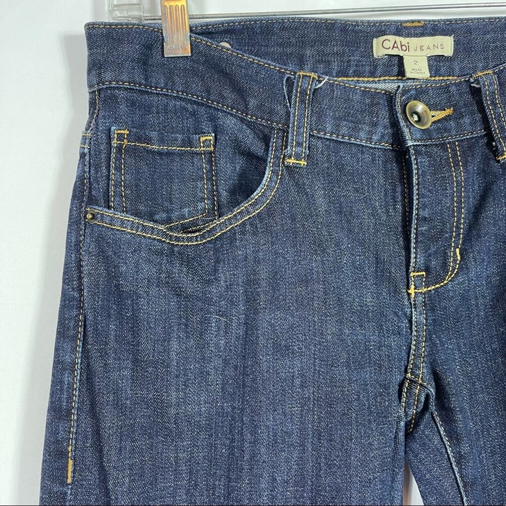 CAbi, Low Rise, Dark Wash Jeans, Size 2. In excellent condition!! - Picture 3 of 7